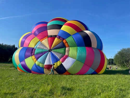 Le gonflage du ballon intervient enfin 